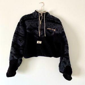 Reebok Fleece Cropped Sweater